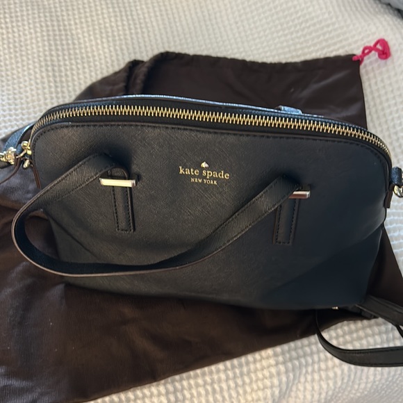 Kate Spade New York Black Leather Handbag - Picture 13 of 16